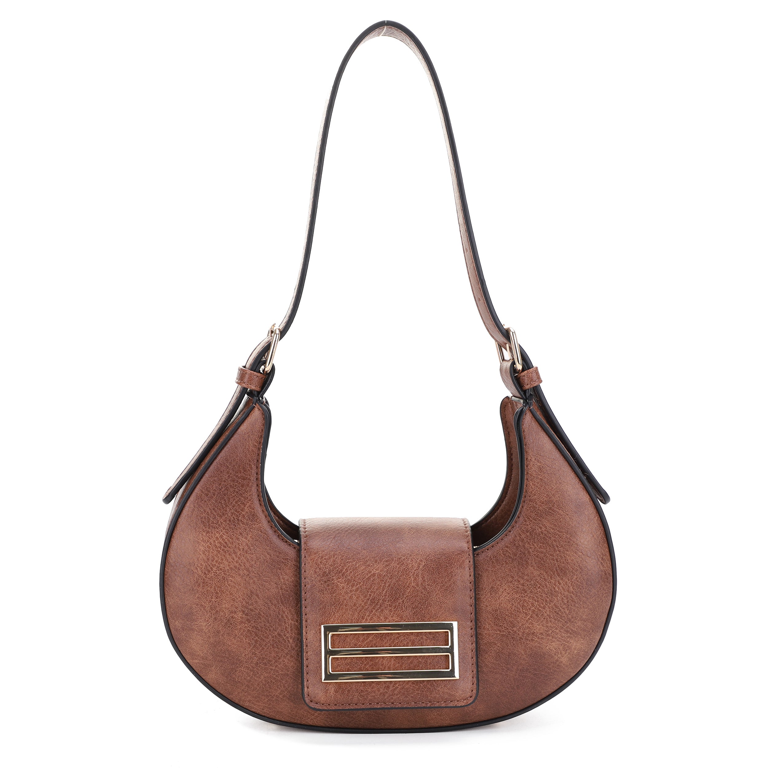 AS20676 Crescent Flap Shoulder Bag