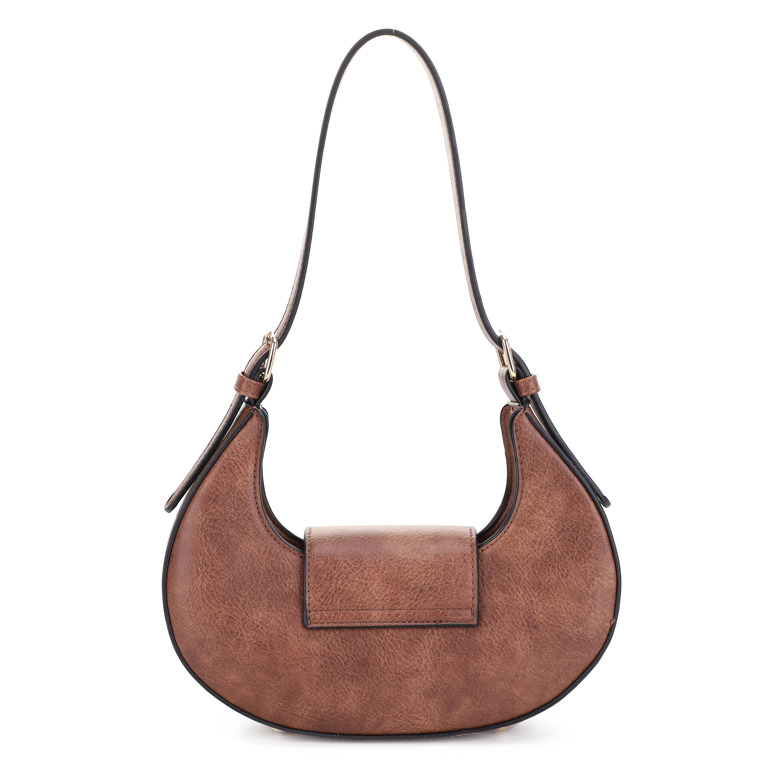 AS20676 Crescent Flap Shoulder Bag