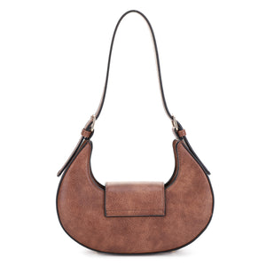 AS20676 Crescent Flap Shoulder Bag