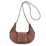 AS20676 Crescent Flap Shoulder Bag