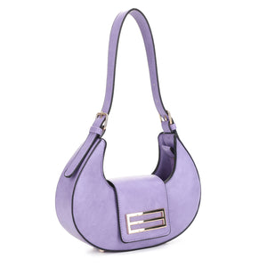 AS20676 Crescent Flap Shoulder Bag