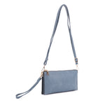 FC19107 Multicompartment Double Material Crossbody