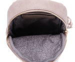 FC20386 Gold Zipper Double Pocket Webbing Strap Backpack Sling