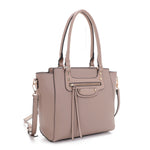FC20483 Metal Button Accent Tote