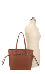 FC60100 Susannah Belt Accent Tote Wallet Set