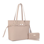 FC60100 Susannah Belt Accent Tote Wallet Set