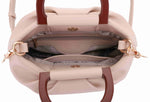 HL20584 Wooden Top Handle Scrunched Crossbody