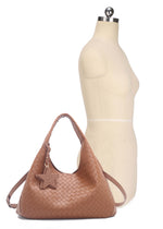 JX10131 Embossed Woven Satchel