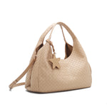 JX10131 Embossed Woven Satchel