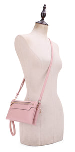 MT20480 Multicompartment Crossbody with Front Zipper Pocket