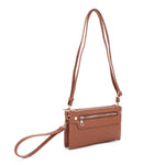 MT20480 Multicompartment Crossbody with Front Zipper Pocket