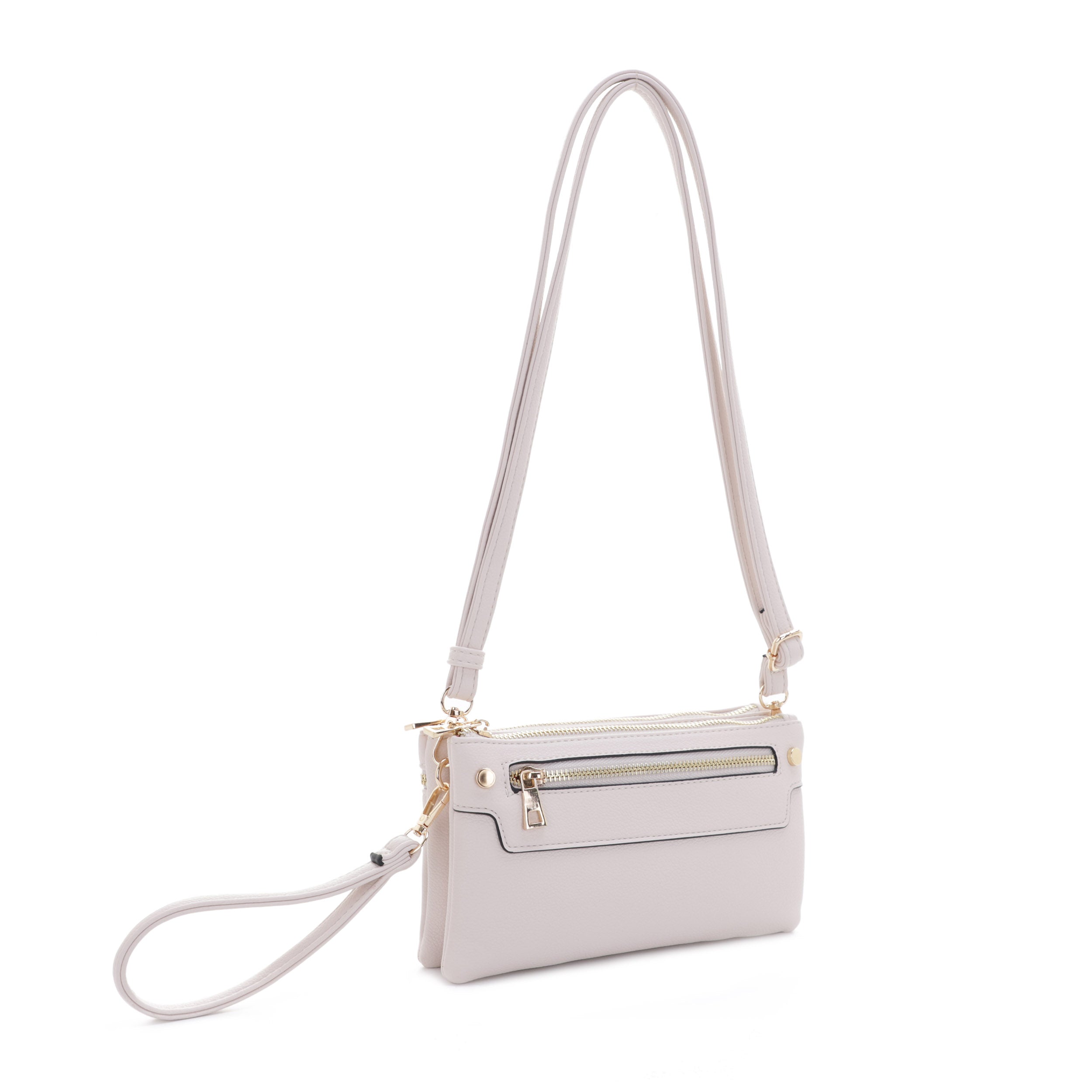 MT20480 Multicompartment Crossbody with Front Zipper Pocket