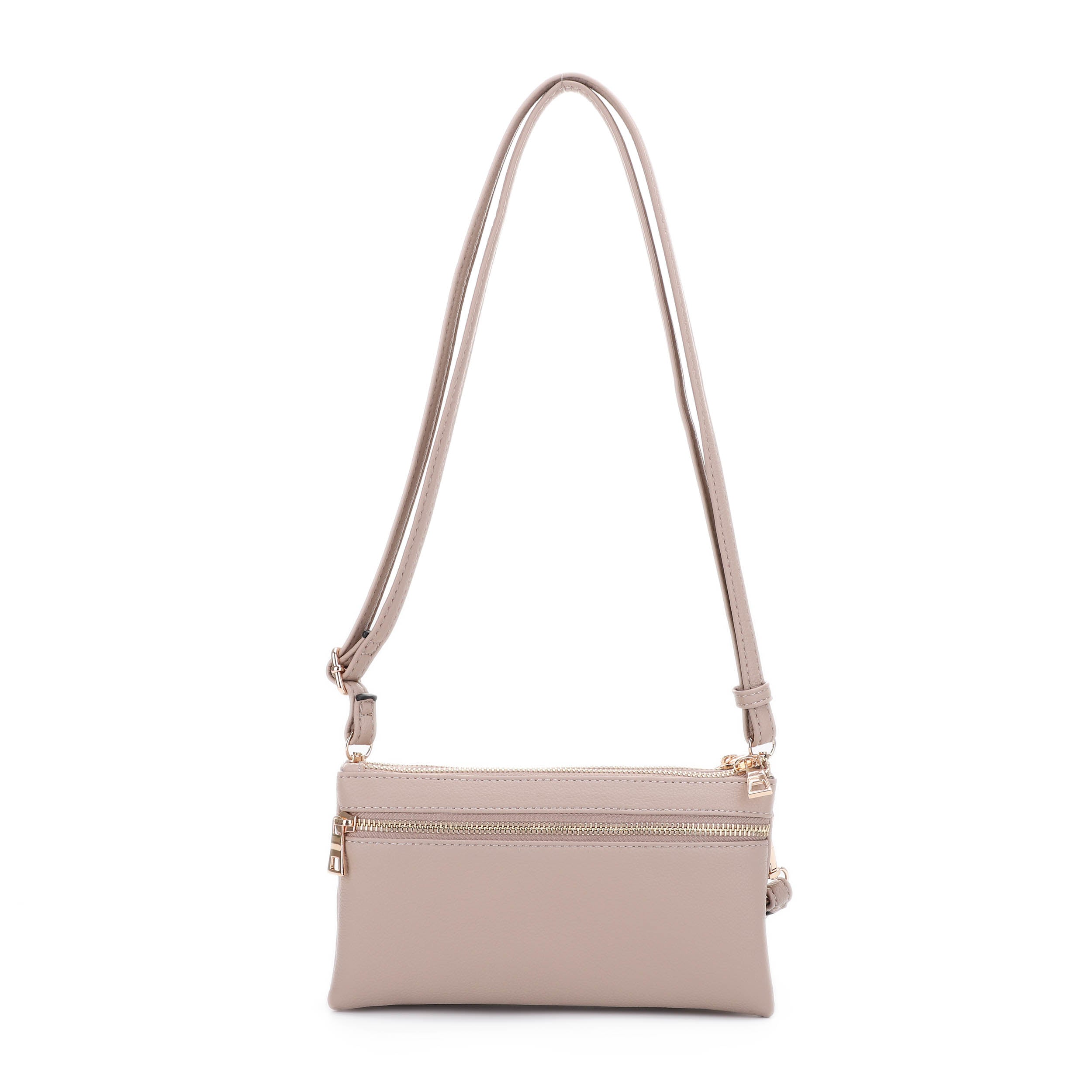 MT20480 Multicompartment Crossbody with Front Zipper Pocket
