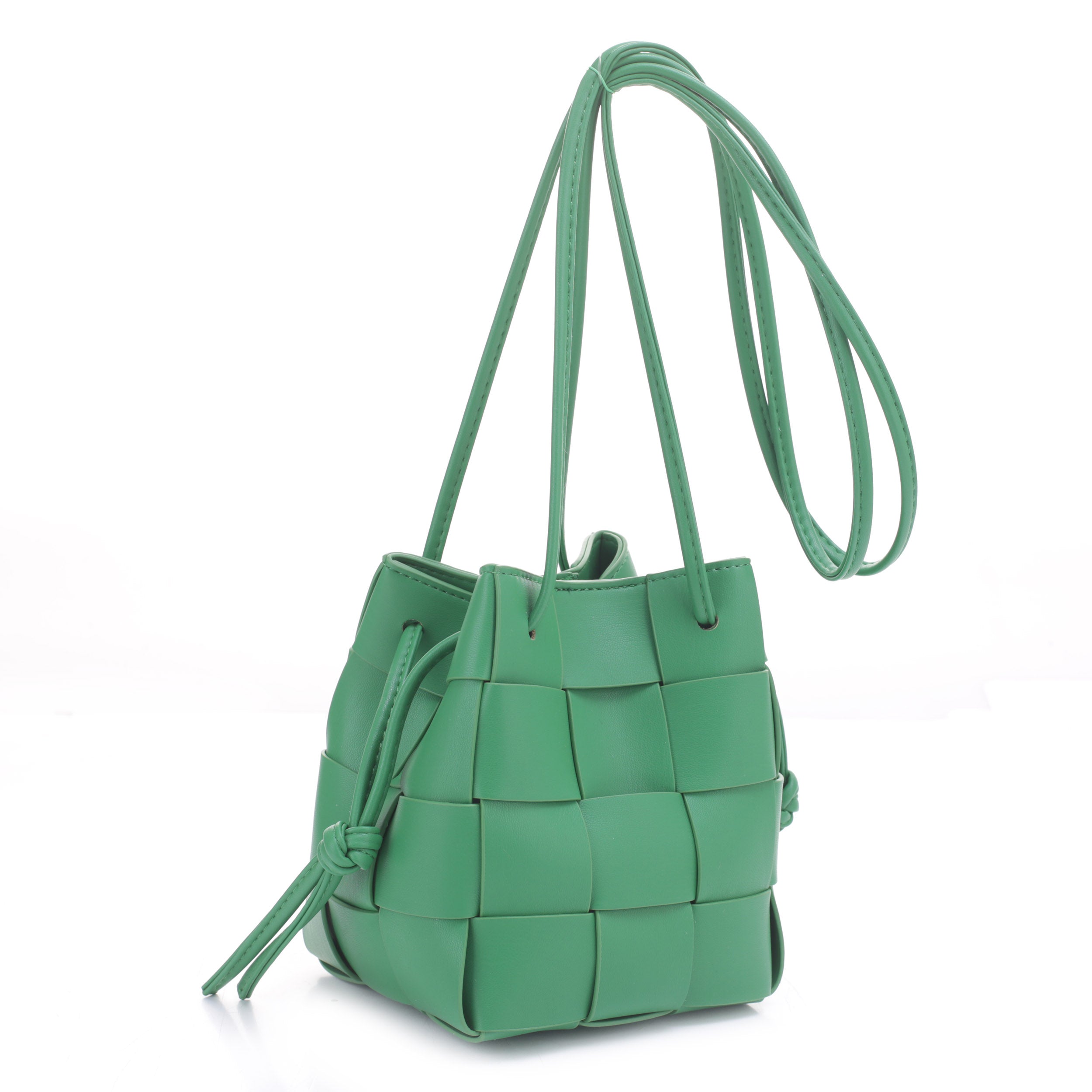 SJ20336 Woven Bucket Crossbody
