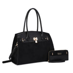 SJ60111 Uma Suede Satchel Set
