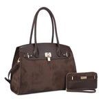 SJ60111 Uma Suede Satchel Set