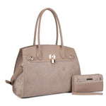 SJ60111 Uma Suede Satchel Set